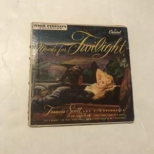 Moods For Twilight Records From Capitol Records Francis Scott 7 Inch 3802